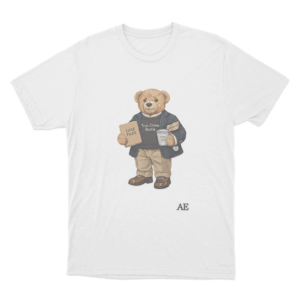 True Crime Bear Unisex T Shirt White
